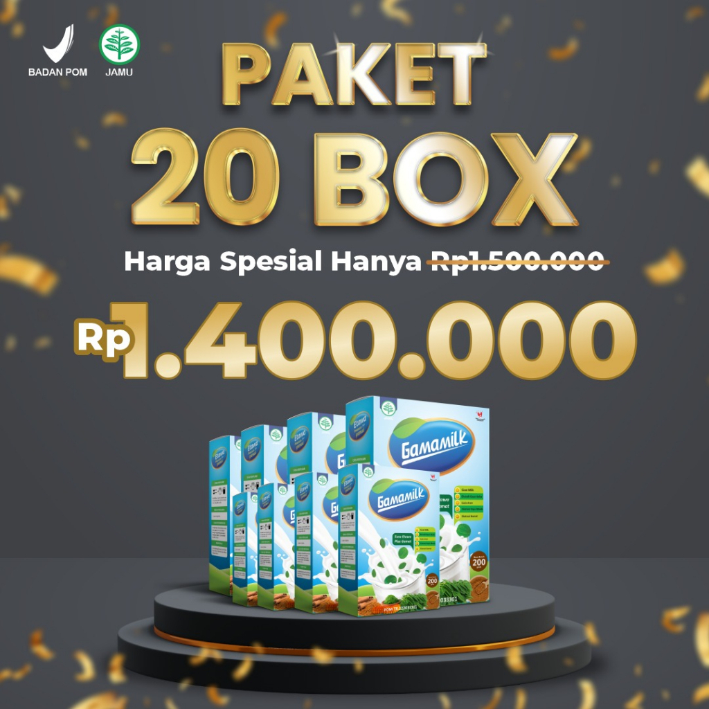 

GRA GAMAMILK 4 BOX - SUSU ETAWA Dengan Ekstrak Gamat dan Ekstrak Daun Kelor