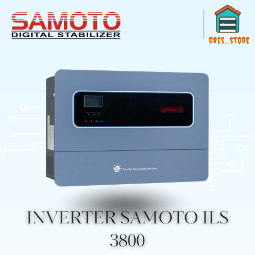 SAMOTO Inverter LOW Frecuency 24V 3800Va SAMOTO Hybird ILS3800 Controller Solar Panel
