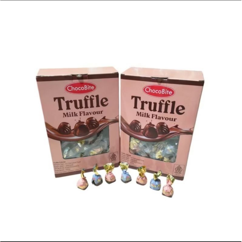 

coklat truffle chocobite milk repack