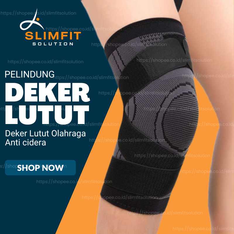 Deker Lutut KNEE TALI Alat Pelindung Lutut Anti Cedera Sakit Dekker Dengkul Kneepad Olahraga Futsal 