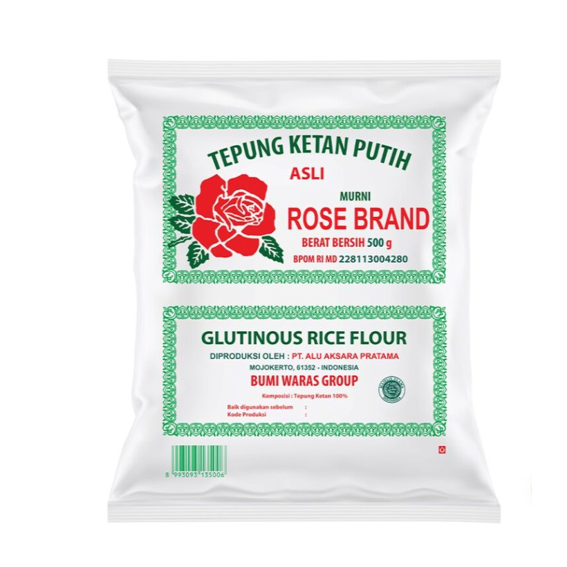 

ROSE BRAND TEPUNG KETAN 500 GR