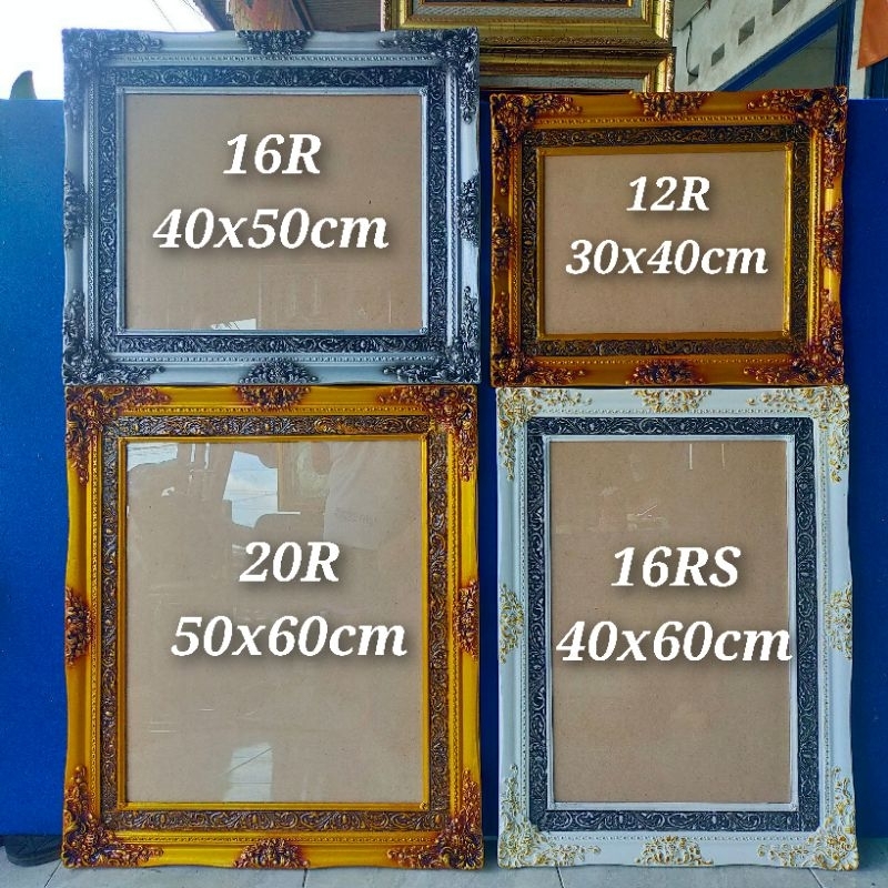 Bingkai Kayu Ukir 12R