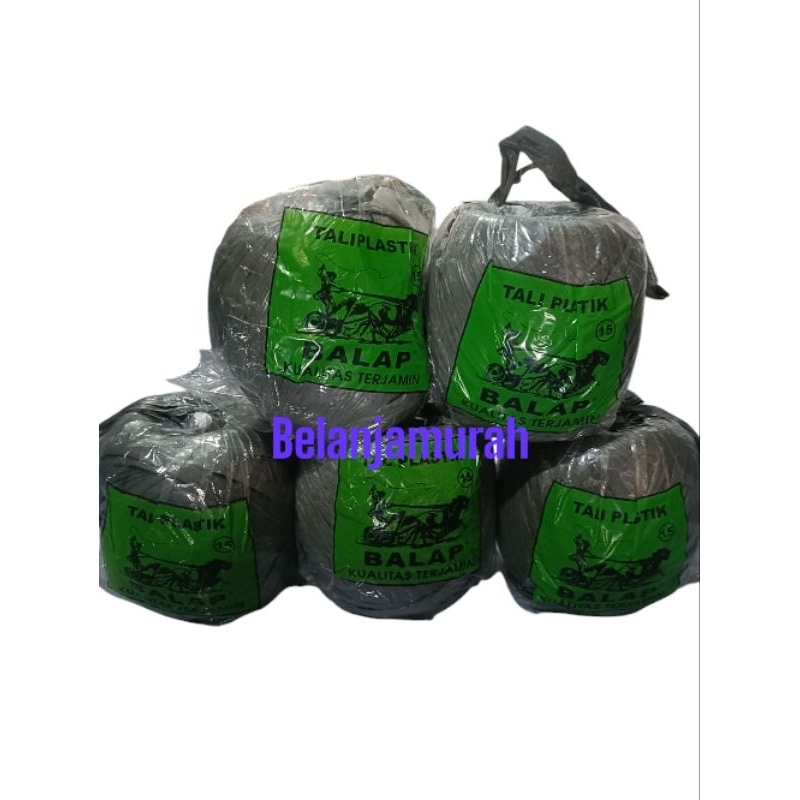 

[1PCS] TALI RAFIA HITAM | TALI RAFIA BALAP