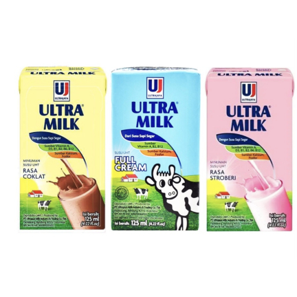 

SUSU UHT ULTRA MILK 125 ML ISI 40 PCS VARIANT 1 DUS