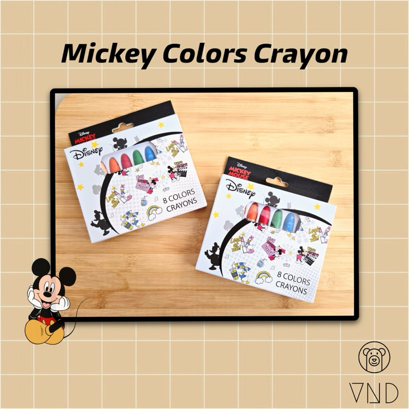 

Mickey Colors Crayon ORI Japan/ Pensil Warna Anak/ Alat Gambar