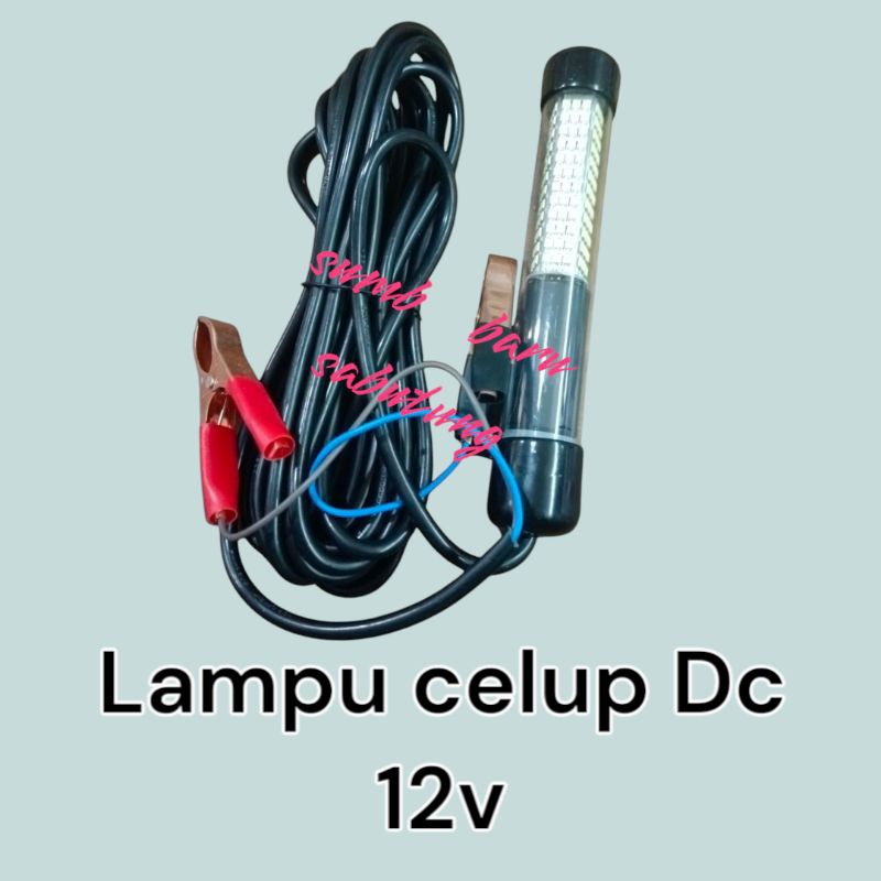 Lampu celup aki DC 12v bossecom