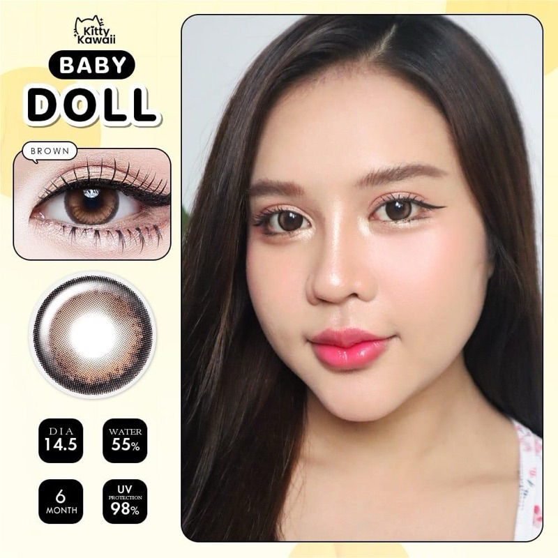 SOFTLENS BABY DOLL KITTY KAWAI DIA 14.5 mm