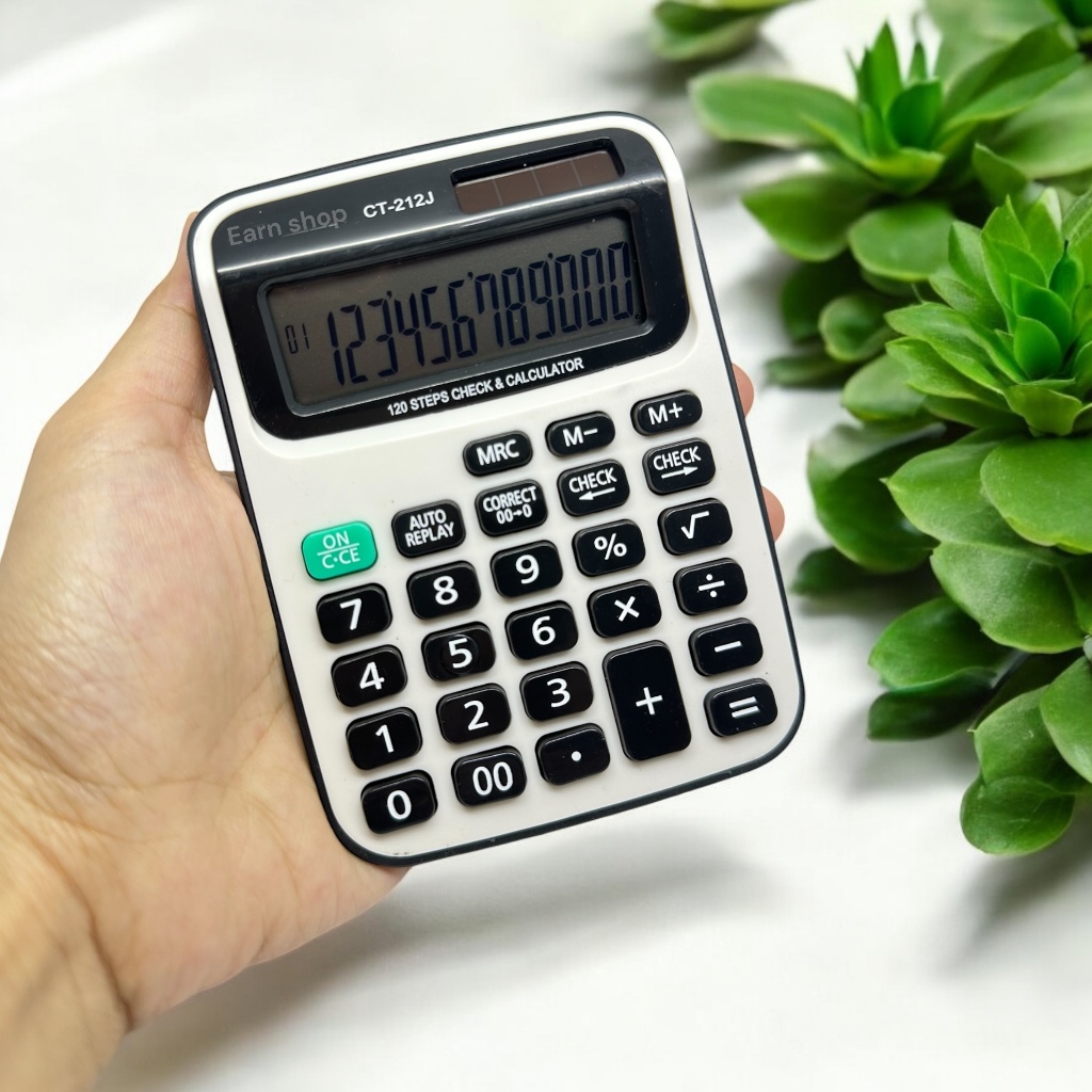 

HJK Citizen Kalkulator Mini 12 digit CT-212J / CT 212 J 12 Digit Check & Correct