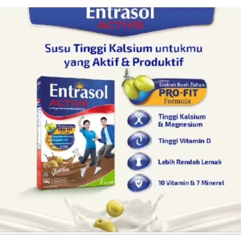 

Entrasol Active Chocolate 150g