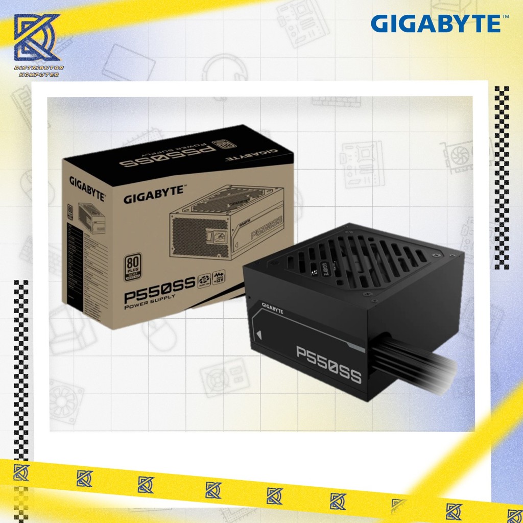 Gigabyte P550SS - 550W 80+ SILVER - POWER SUPPLY
