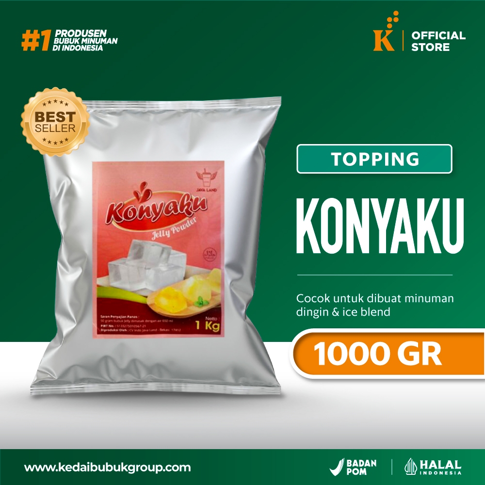 

Topping Bubuk Powder Konyaku Jelly 1 kg Javaland