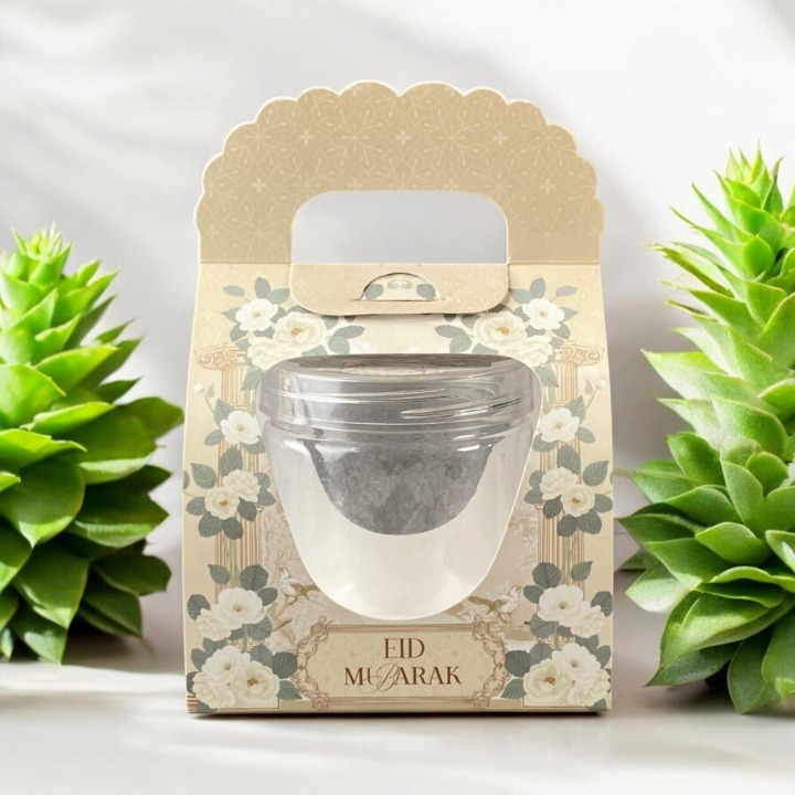 

sleeve box tenteng lebaran motif mountbreeze muat 1 toples jar kue kering 600ml dus jinjing mini ivory white