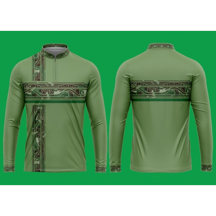 KOKO JERSEY FULL HIJAU LORENG MALVINAS FULLPRINT