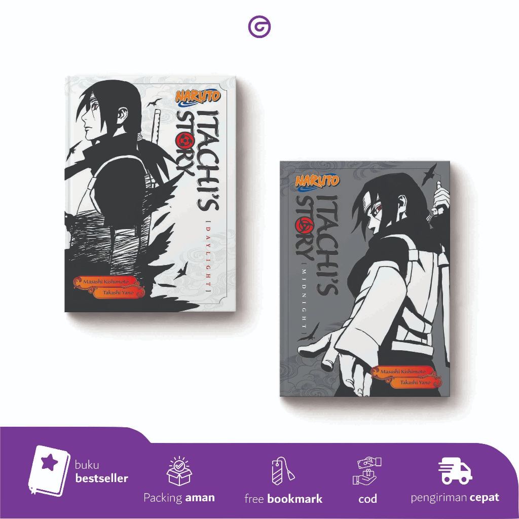 (Eng & Indo) Light Novel Itachi Shinden Story Volume 1 & 2 Daylight, Midnight