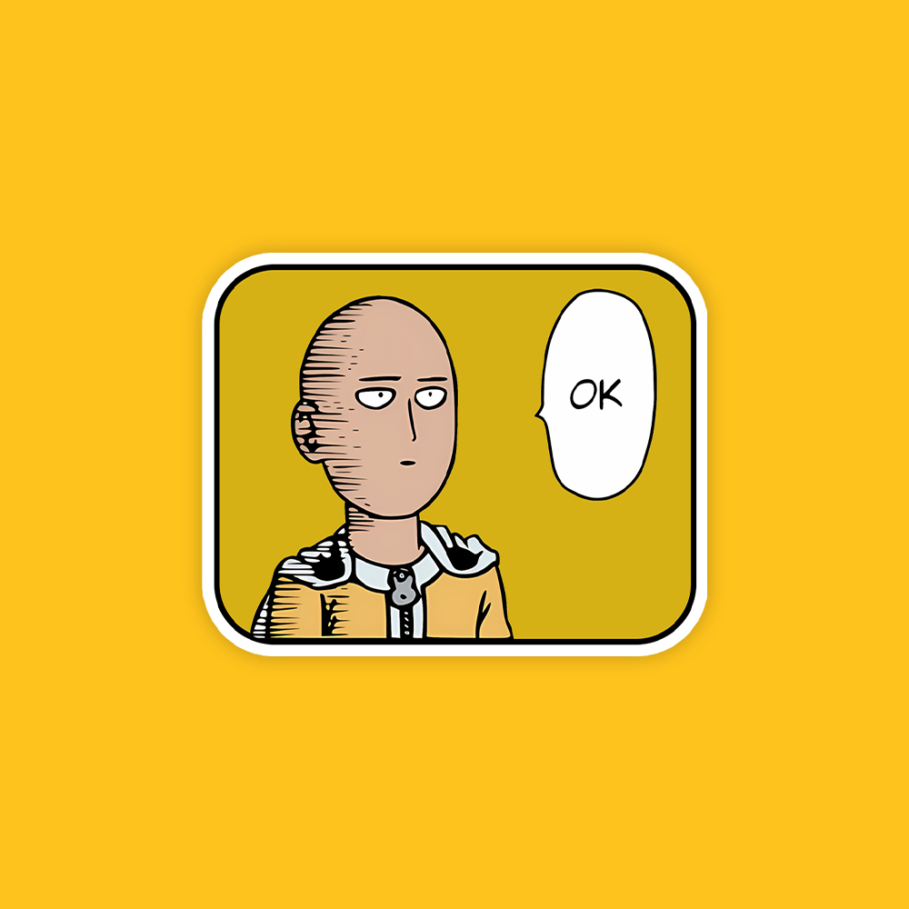 

Saitama OK - Vinyl Sticker Waterproof