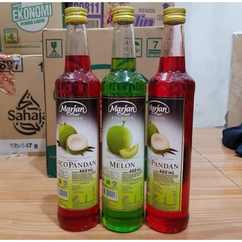 

MARJAN BOUDOIN SIRUP MELON 460 ML & MARJAN BOUDOIN COCO PANDAN 460 ML