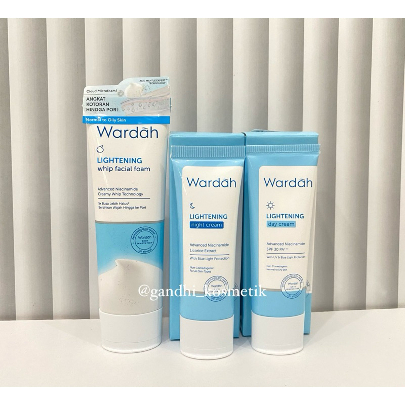 Wardah Lightening PAKET murah 3in1 // Mecerahkan glowing!!