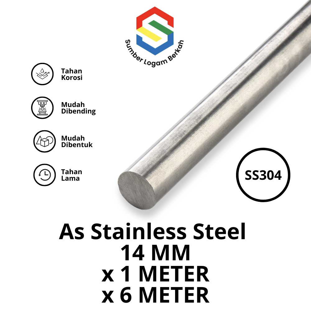 as 14 mm stainless steel 304