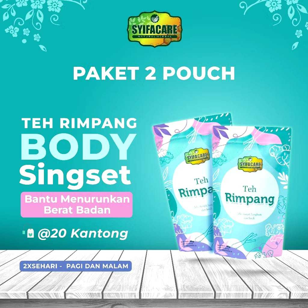 

PAKET 2 Teh Celup Rimpang Syifacare Bahan Herbal Alami Untuk Diet Detox Pelangsing Original