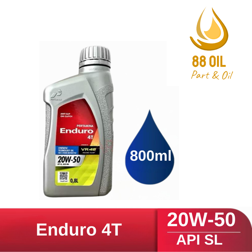 Oli Motor Bebek Enduro 4T 800ML SAE 20W-50