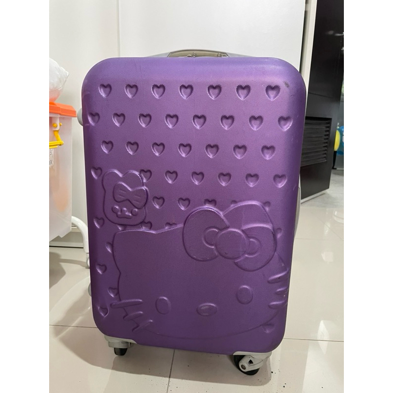 koper cabin ungu hello kitty 20 inch preloved