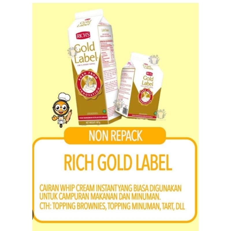 

RICH GOLD WHIPPING CREAM 500 G