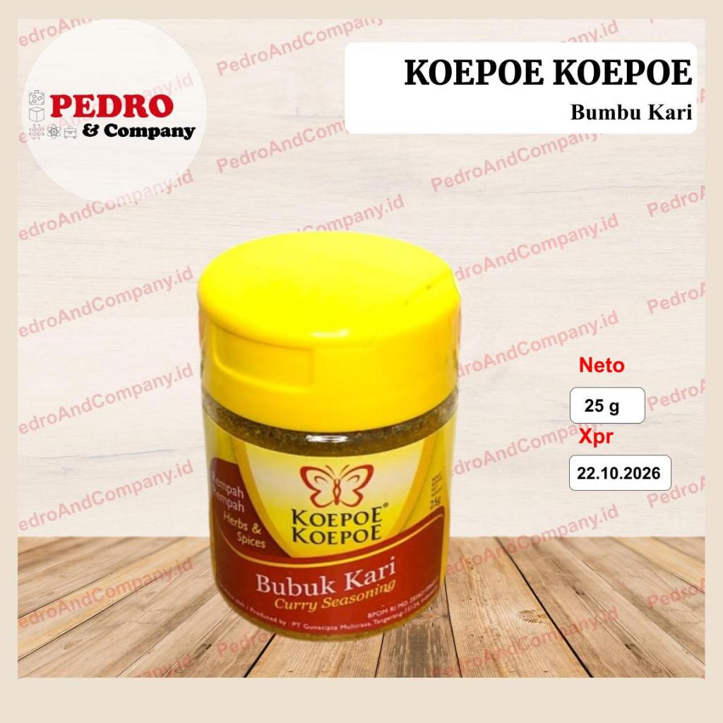 

Koepoe koepoe bumbu kari curry herbs rempah 25 gram - kupu kupu spice