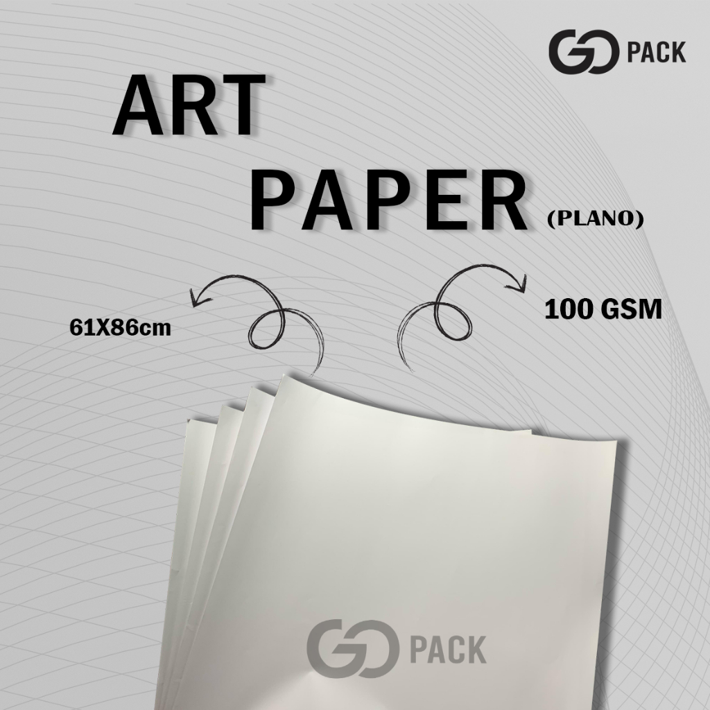 

Kertas Art Paper Dengan Ketebalan 100 Gsm, Memiliki Ukuran 61 X 86 Cm