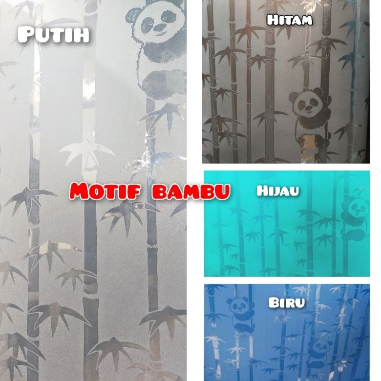 Terbatas Fiber pagar plastik penutup pagar motif Bambu Lite