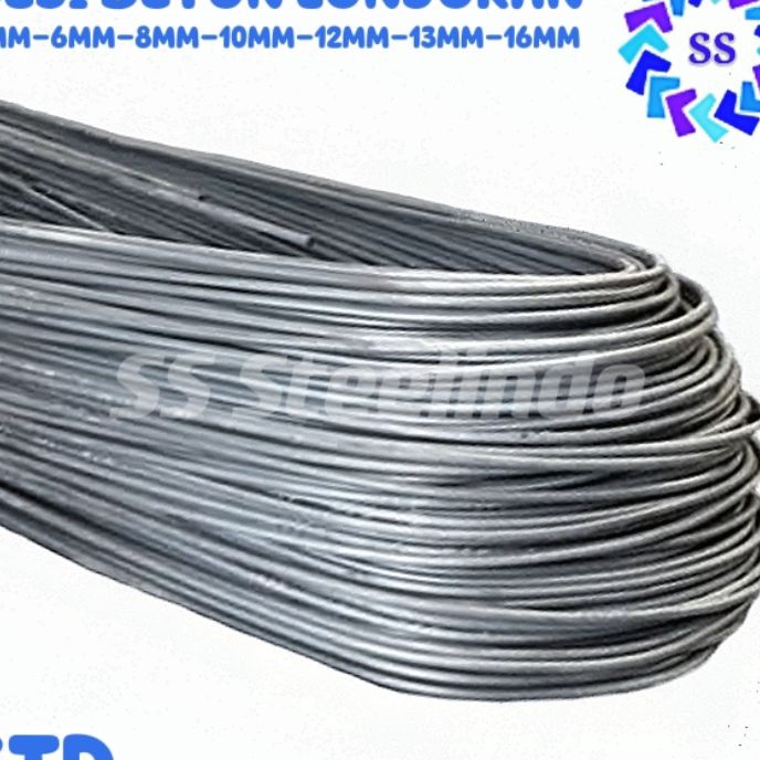 Promo BESI BETON LONJORAN STD SNI 4MM 6MM 8MM 1MM 12MM 13MM 16MM POLOS DAN ULIR