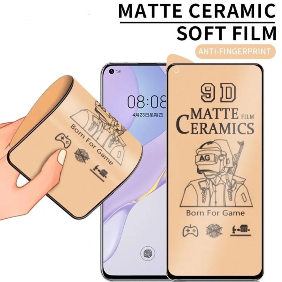 NOKIA 3.1 PLUS X3 4.2 C31 5.3 G10 G20 anti gores CERAMIC MATTE tempered glass full