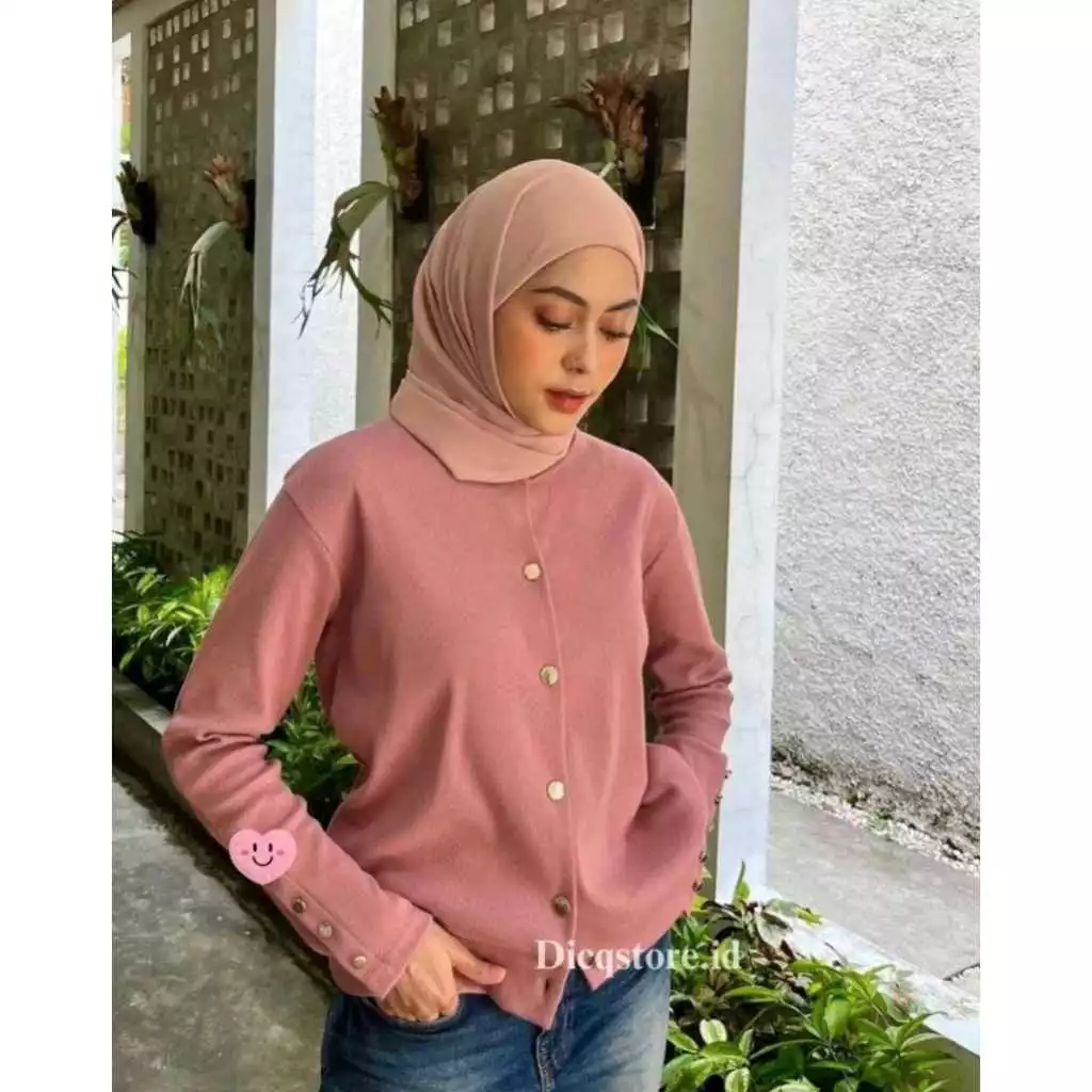 Starla Cardigan Rajut Kancing Gold TeBAL HIGH QUALITY KNIT