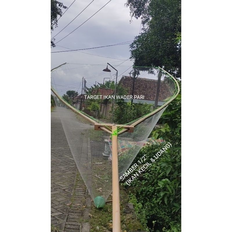SAMBER EDOK EDOK  lubang 1/2" , 0,20 FULL SET. (-+  130 x 230 x230) SEROK IKAN KECIL(WADER PARI) & U