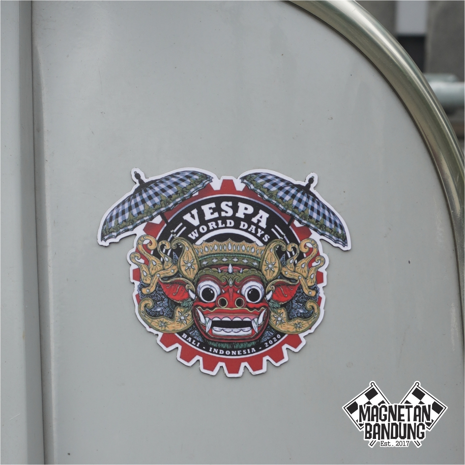 patch magnet vespa world days bali indonesia vwd