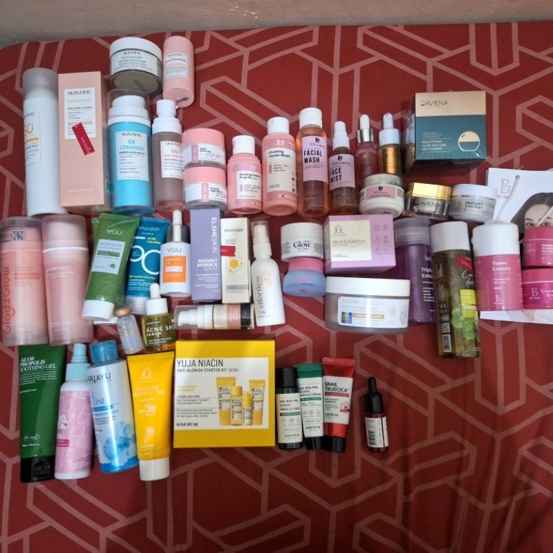 (PART 2)PRELOVED SKINCARE( Gloglowing, Skintific, Camille, G2G, Daviena, dll)