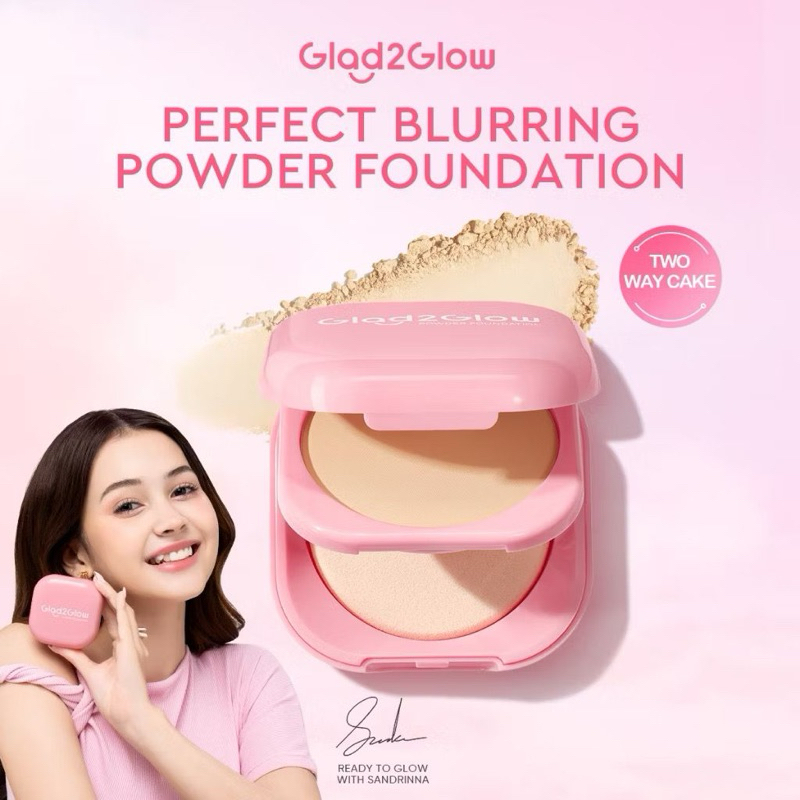 Glad2Glow Perfect Blurring Powder Foundation