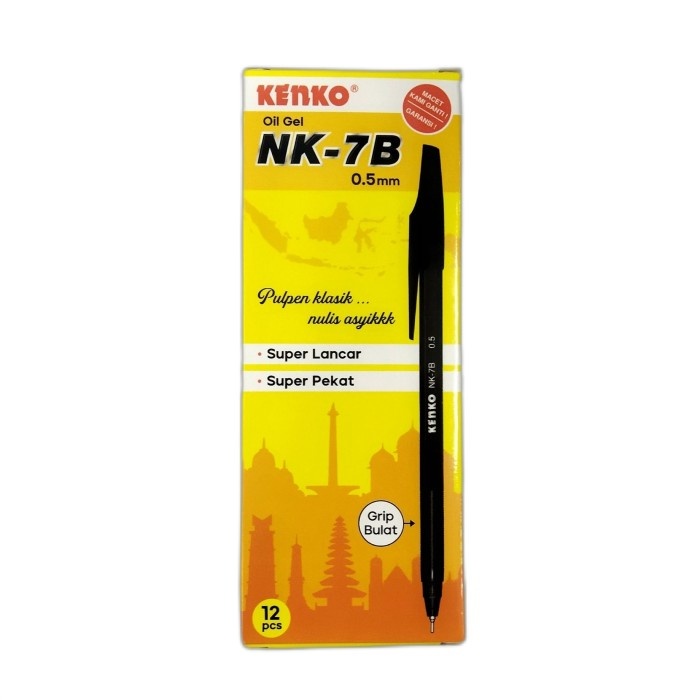 

Bolpoin Pen NK-7B Hitam 0.5mm KENKO