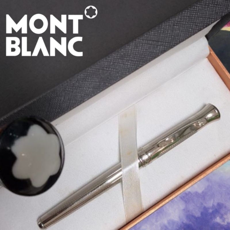 

Pulpen Mewah Roller Ball Sign Pen TTd Montbl@nc Lengkap Dengan Box Exlusive