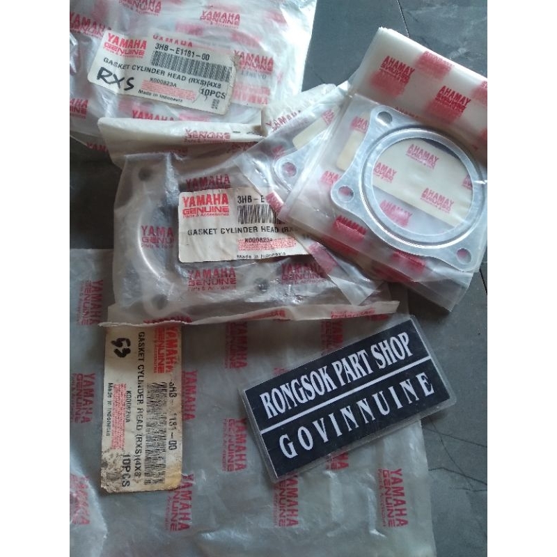 perpak paking blok atas yamaha yt115 yt 115 ori asli nos