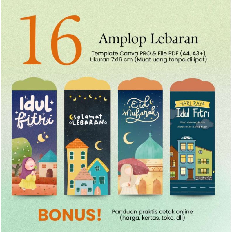 

[Template & File] 16 Amplop Lebaran by Katka
