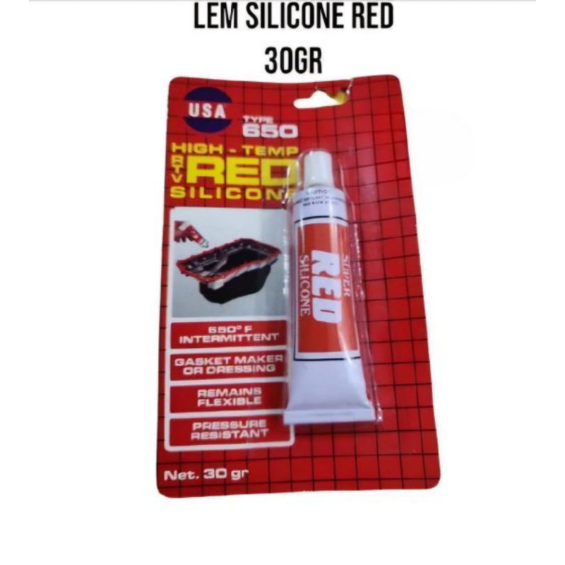 

LEM SILIKON RED 30GR