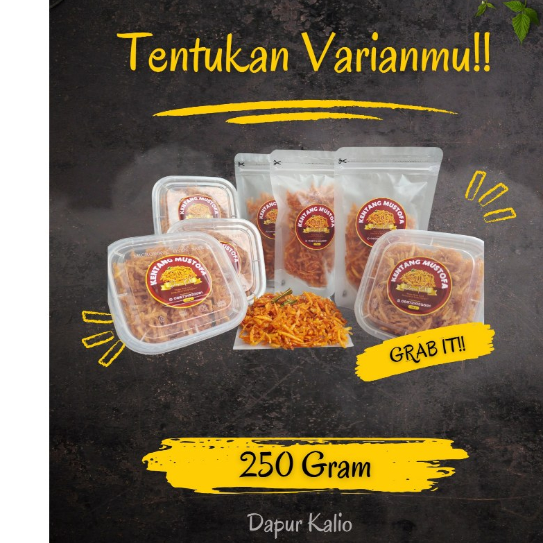 

Kentang Mustofa Kalio Yogyakarta Isi 250Gr