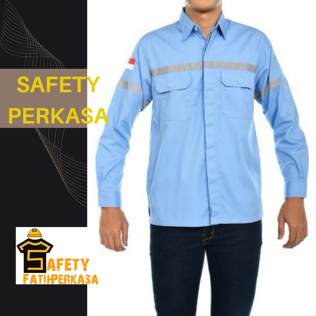 Atasan baju safety scotlight I atasan baju proyek scotlight I atasan pakaian kerja proyek