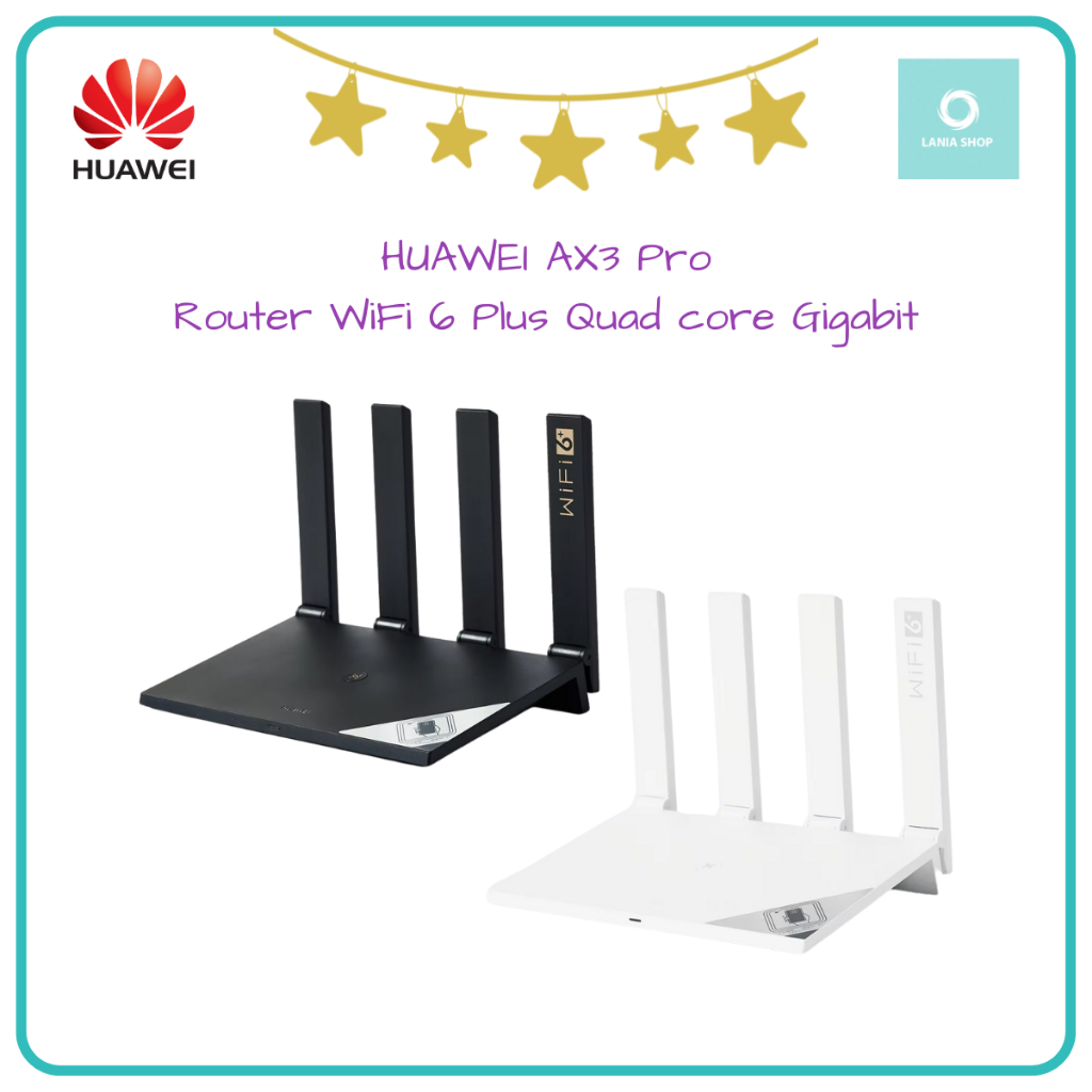 HUAWEI AX3 PRO WiFI Router - WiFi 6+ 3000Mbps Mesh Wireless Router - HarmonyOS Dual-Core - CN Versio