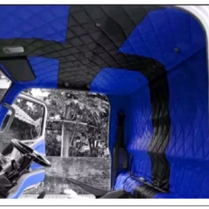 Cover Plafon atap kabin belakang Jok motif Plus wajik mobil grand Max pickup