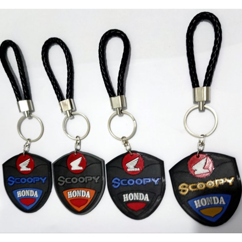 gantungan kunci karet motor Honda Scoopy gantungan kunci motor