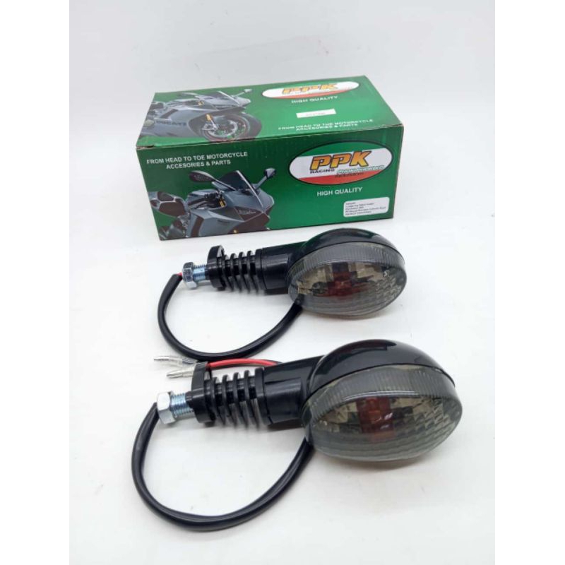 LAMPU SEIN STANDAR KLX 150 / SEN KLX 150   4 PCS  DEPAN BELAKANG