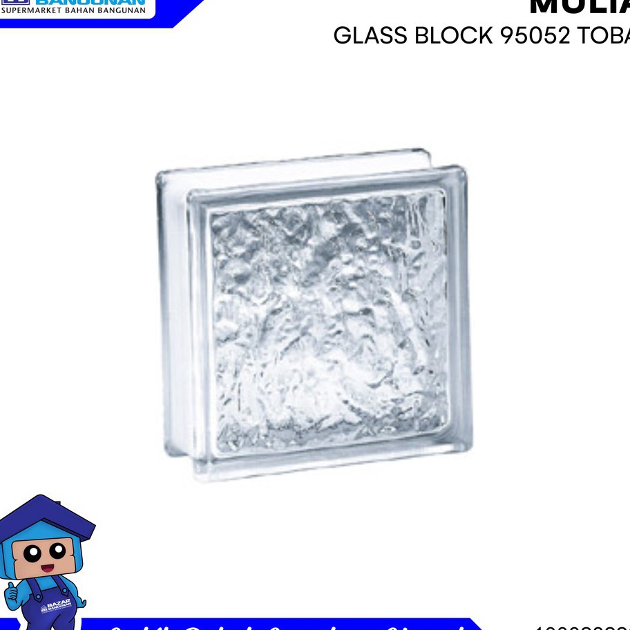 Gratis Mulia  Glass Block  Gelas Blok Toba 9552
