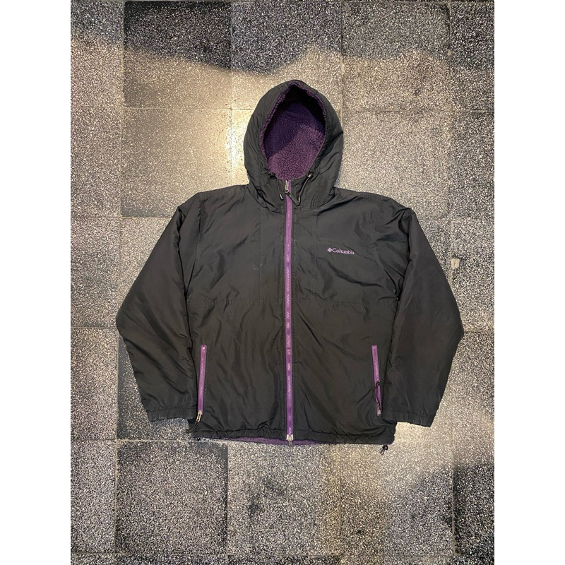 Columbia Reversible Outdoor Jacket Fleece BOA L/XL, AUTO KECEE