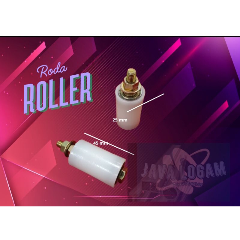 Roda roller/Roda nillon Roda Geser Penuntun Pagar